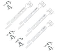 4X Kit de curseur de fixation pour porte pour réfrigérateur et congélateur - Compatible avec Ikea - 4055372405 & 2230349017 & 2230349041 & 4055372405 & 50217888002 & 5021788002 & 5021788002