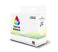 4X Kraft Office Supplies Cartouches Jet d'encre Compatible pour Epson WF 6530 8010 8090 8510 8590 remplace T7551-54 CMYK