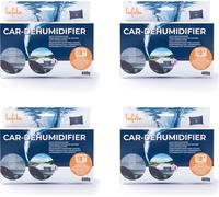 4x Lafita déshumidificateur voiture 400 grammes - réutilisable - anti-condensation - multipack