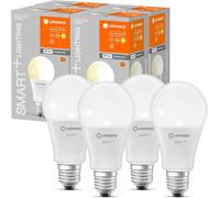 4x Lampe LED Smart+ A60 E27 Dimmable WiFi 9W=60W 806lm Blanc Chaud Mat