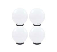 vidaXL Lampes solaires LED 4x boules sphériques pour allée et jardin 277142