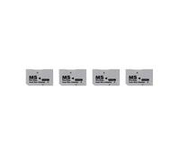 4X Lecteur de Carte Memory Stick Pro Duo Adaptateur de Carte Micro- TF Vers MS Pro Unique Double Slots pour PSP Manette de Jeu pour Carte PSP