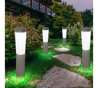 4x LED Fiche Lumières Solaire Lampes Pierre-Optique Extérieur Pointe Jardin Spot