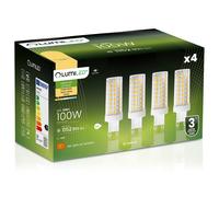 4x LED-Lampe G9 Kapsel 12W = 100W 1152lm 3000K Warmweiß 360° LUMILED