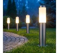 4X LED Lampes De Jardin En Acier Inoxydable Pour La Véranda