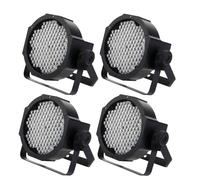 4x LED Projecteur Eclairage Scene Luminaire DJ PA RGBW DMX Melange Couleur Set