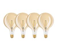 4X Ledvance Smart+ LED Filament G120 Globe 6W E27 Or Extra Chaud Dimmable Zigbee