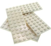 4x Lego Bau Platte 4x10 weiß Basic Star Wars 60062 41062 10212 4503008 3030