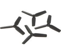 4x Lego Hélice 3 pales 9D noir rotor pales hélicoptère 30332