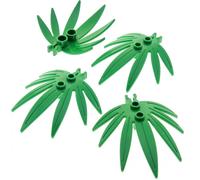 4x Lego Plante feuilles 6x5 vert feuille d'épée Y clip feuille 4113210 4541850 30239