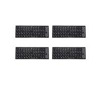 4X Lettres Russes Clavier Autocollant pour Ordinateur Portable PC de Bureau Clavier Couvre la Russie Autocollant