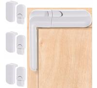 4x Lock auto-adhésif - Protection des tiroirs et portes des armoires