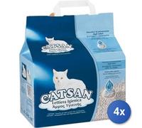 4X Lot De Litière Catsan Pour Chats 10L Hygiénique