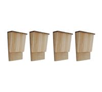 Magnifique Luxueux Maison Pou Chauve-Souris 4 Pcs 22 X 12 X 34 Cm Bois-493511