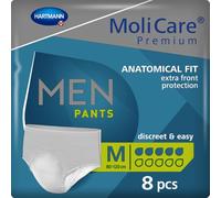 4x MoliCare Premium Men Pants 5 Tropfen, M - 4052199275734 | Packung (8 Stück)