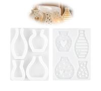 4x Moule Silicone Vase 12x9cm - Mini Moules à Vase pour Résine, Epoxy, Béton, Plâtre - Réutilisables pour Projets DIY - Surface Lisse