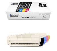 4X Müller Printware XXL Toner dans Le Set pour OKI Color C 612 C612N C612DN remplacé CMYK
