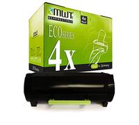 4X MWT Toner Compatible pour Lexmark MS 310 315 410 510 610 de d dte dn dtn remplace 0050F2H00