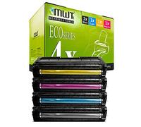 4X MWT Toner Compatible pour Ricoh Aficio SP C 250 SF e SFw dn remplace Noir Bleu Rouge Jaune