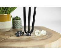 4X Natural Goods Berlin Protection du Sol pour Les Jambes Hairpin, Protecteur de Sol, Protection Contre Les Rayures, antidérapant (Noir)