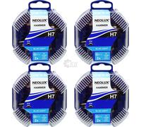 4X NEOLUX H7 Lumière Bleue 55W PX26D 12V DUO-Box Ampoule