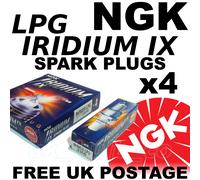 4x NGK Iridium Ix LPG Bougies Pour Subaru Legacy 2.5 Lt Tous Modèles 99>03
