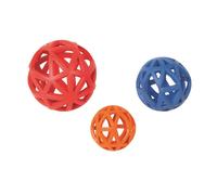 Nobby Balle Creuse en Caoutchouc Jouet pour Chien Assortiment 7 cm