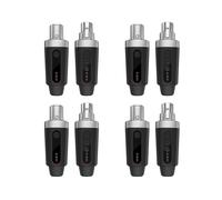 4X Nouveau Système D'Adaptateur XLR Transmetteur Récepteur de Microphone Sans Fil pour Microphone Dynamique Guitare Mélangeur Audio Système de