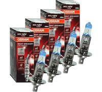 4x Osram Nuit Breaker Illimité 110% Plus Lumière 64150NBU 55W 12V P14.5S Halogen