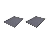 4x Paillassons PVC Tapis d'Entrée Sol Porte Bureau Maison Antidérapant vidaXL