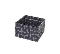 4x panier de rangement HWC-C37, 12x19x19cm gris foncé