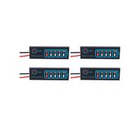 4X Panneau D'Affichage de Puissance LED Dc5-30V 12V 24V Indicateur de Puissance Batterie au Plomb-Acide au Lithium Affichage Général de la Puissance