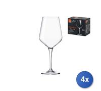 4X Paquets De 6 Verres En Verre Premium 14 Rosé Cl 44 Transparent Bormioli