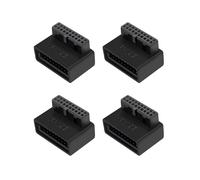 4X PH19B USB 3.0 En-TêTe Interne USB3.0 Prise 19/20P Convertisseur Adaptateur 90 DegréS pour Carte MèRe D'Ordinateur