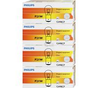 4X Philips P21W 12V 21W BA15S Vision Premium Ensemble 10 Pièces Ampoule