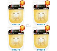 4X Philips Vision 2Pcs. W12W 12V 12W W2X46D Premium Blister Ampoule