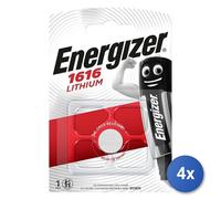 4X Pile Bouton Au Lithium Marque ENERGIZER Modèle CR1616