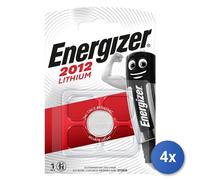 4X Pile Bouton Marque ENERGIZER Modèle CR2012 Lithium