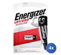 4X Piles Bouton Alcalines Marque Energizer Modèle LR1/E90