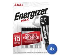 4X Piles Ministilo Energizer Max AAA Alcaline