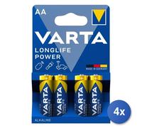 4x PILES VARTA Haute Énergie Stilo 4xAA