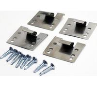 4x Pinces de fixation pour table de cuisson encastrable Set de montage Support de table de cuisson à gaz Ressort de serrage