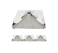 4x plateau de sol pour tabouret de bar chrome Ø 37,5cm