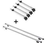 4x porte-vélos Bike Pro + barres de toit RAPID compatibles avec Land Rover pour Range Rover 2 (5 portes) 94-02