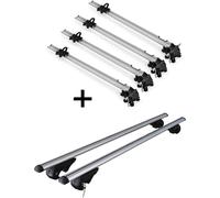 4x porte-vélos Bike Pro + barres de toit Rio 120 compatibles avec Chevrolet Trax SUV à partir de '13