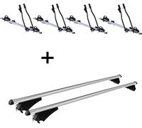 4x porte-vélos SAGITTAR + porte-bagages Tiger XL compatible avec Kia Sorento (XM) à partir de 14 ans