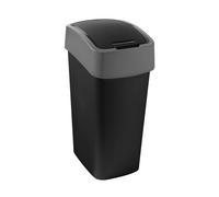 4x Poubelle Corbeille à Papier Curver Flipbin 45 L 29x37x65 CM Plastique