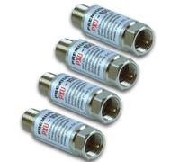 4x PremiumX Sat protection contre les surtensions PXU-1000 protection contre la foudre SAT câble TV protection contre les surtensions pour les systèmes par satellite étanche