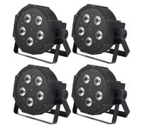 4x Projecteurs PAR 5x8W LED RGB DMX Progemmable Éclairage Effet Scene Disco Set