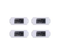 4X Prolongateur POE 1 à 2 100Mbps IEEE 802.3Af/At Standard 48V pour Caméra IP NVR Extension POE de 100 Mètres pour La Portée POE